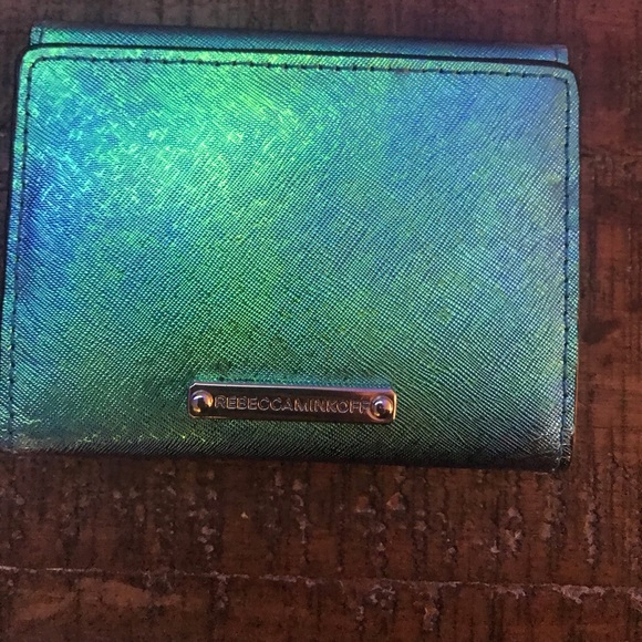 Rebecca Minkoff Blue Green Wallet Card Holder - Picture 8 of 8